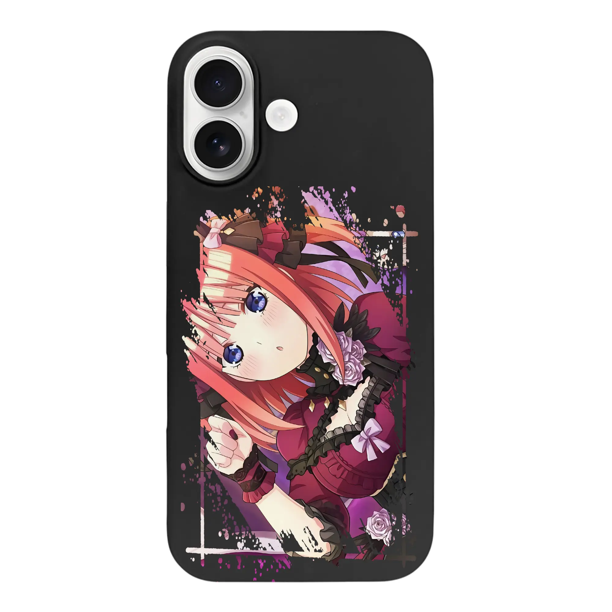 五等分の花嫁 グッズ 中野 二乃 - iPhone 17 シリーズ シリコンケース 薄型 耐衝撃 指紋防止 ソフトタッチカバー 精密フィット 傷防止 保護ケース iPhone 17/17 Air/17 Pro/17 Pro Max 対応